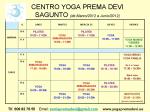Horario2011-2012 Yoga Marzo2012